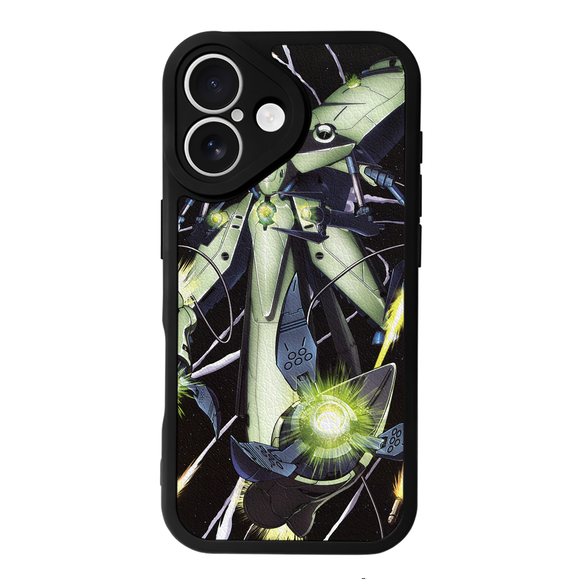 （画像用） 機動戦士ガンダム Mobile Suit Gundam 【iPhone 16シリーズ対応】シリコンスマホケース（レザー調） 材質：シリコン
